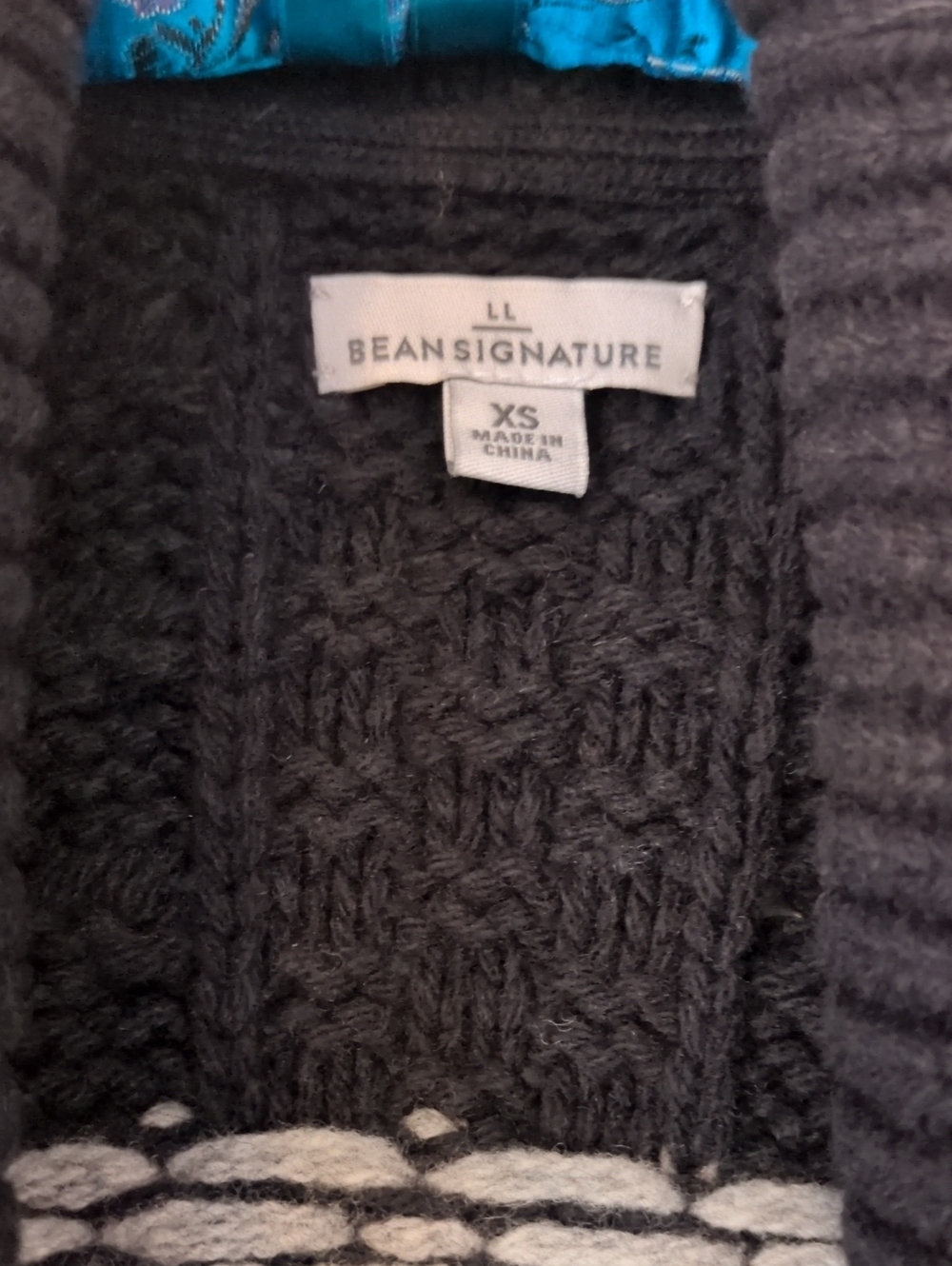 L. L. Bean Signature Series Cardigan Sweater. - Picture 3 of 5